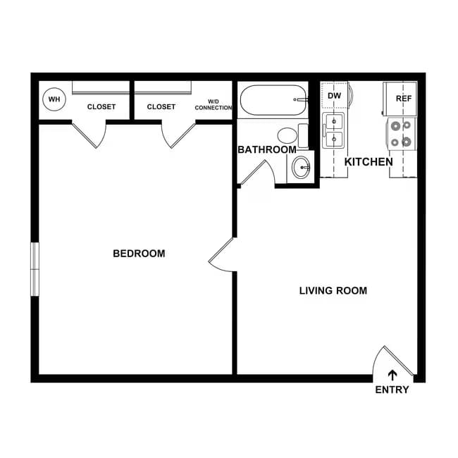 Unit D121 D121 floor plan