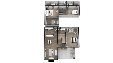 3 Bedroom 2.5 Bathroom - C2 914 floor plan
