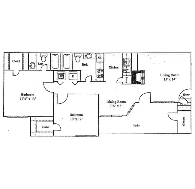 Unit 20611 20611 floor plan