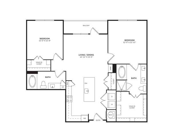 B1 2107 floor plan