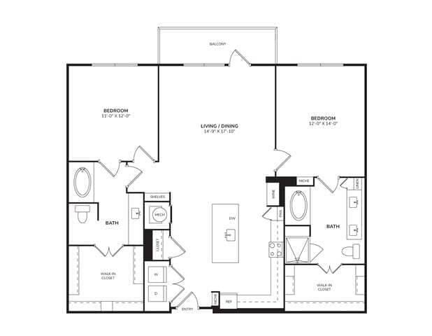 B4 1307 floor plan