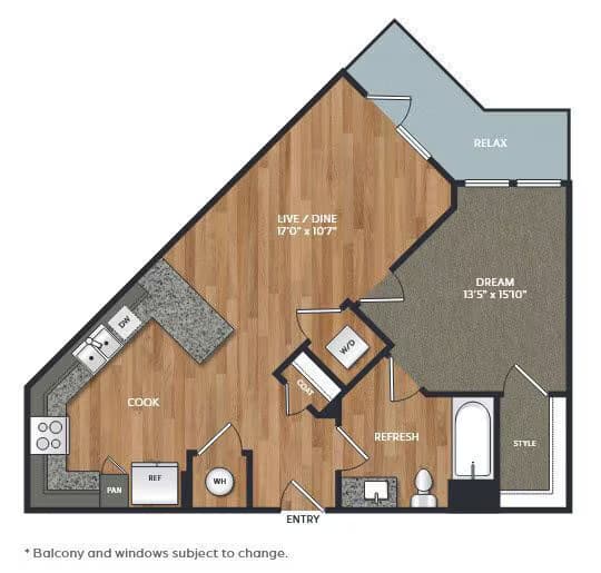 Unit 5209 5311 floor plan