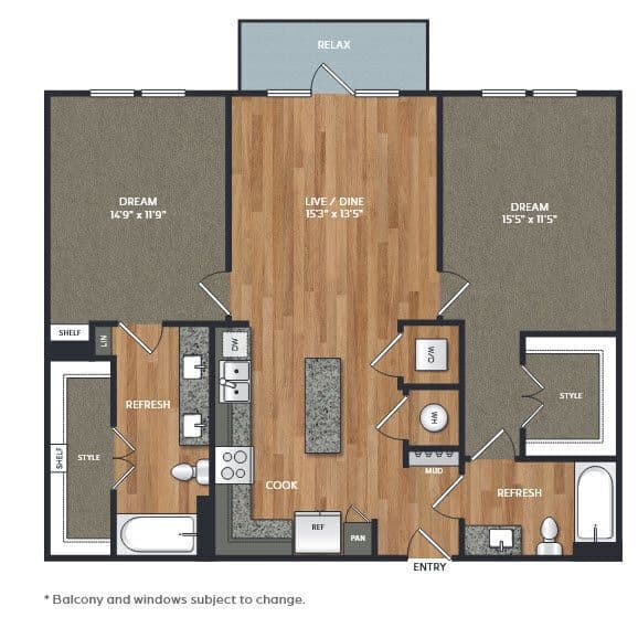 B1 5205 floor plan