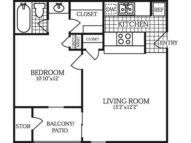 A1 1011J floor plan
