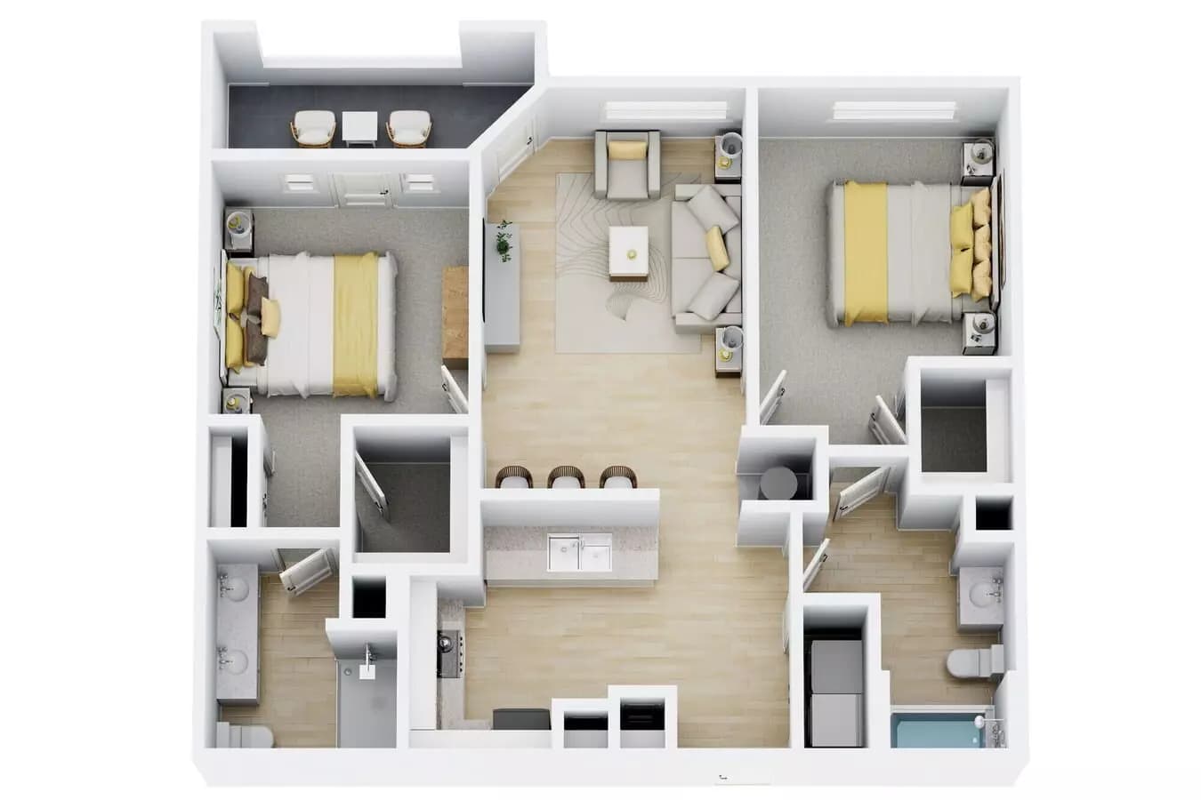 Unit 1231 1231 floor plan