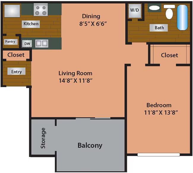 A1 Upgrade 142 floor plan