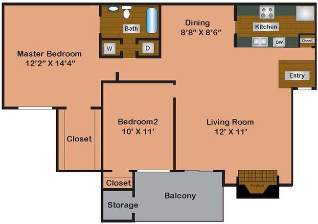 Unit 117 117 floor plan