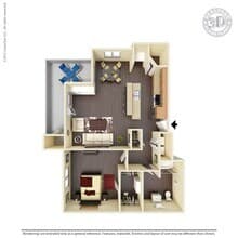 Rustic 1011 floor plan