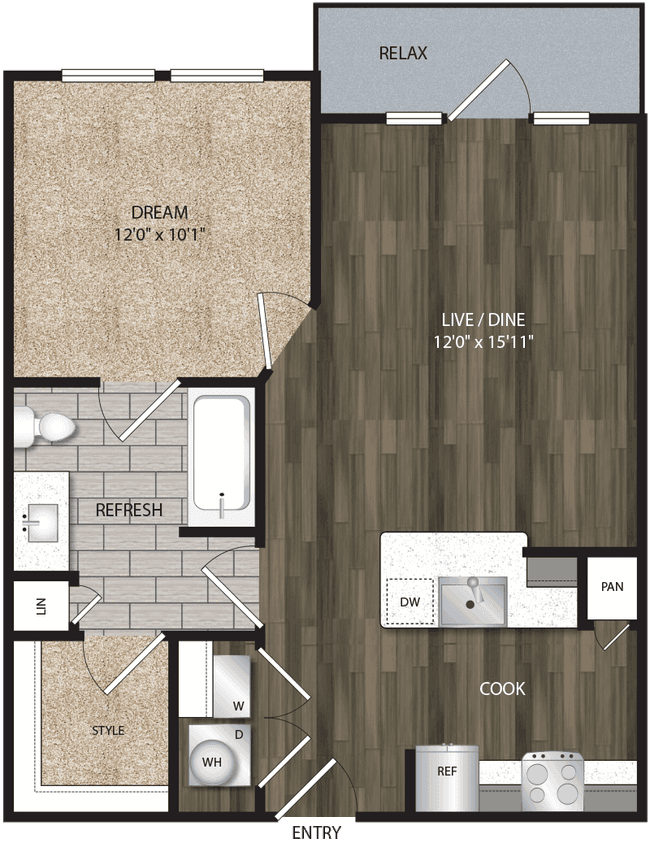 A1A 2101C floor plan