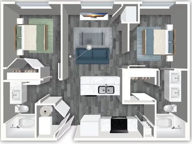 Unit 2203 2203 floor plan