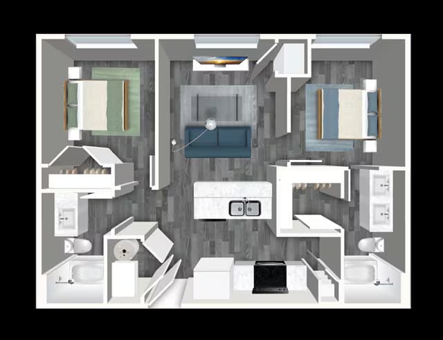 Unit 2416 2416 floor plan
