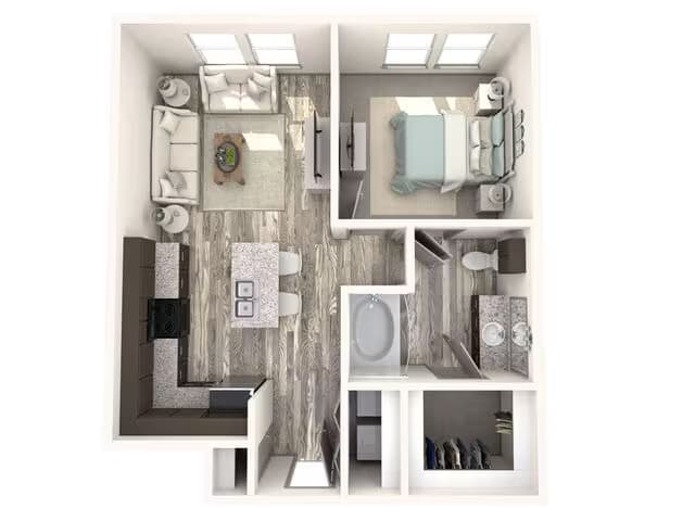 Unit 1348 1352 floor plan