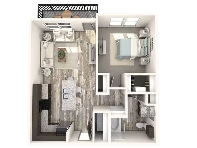 Unit 1530 1111 floor plan