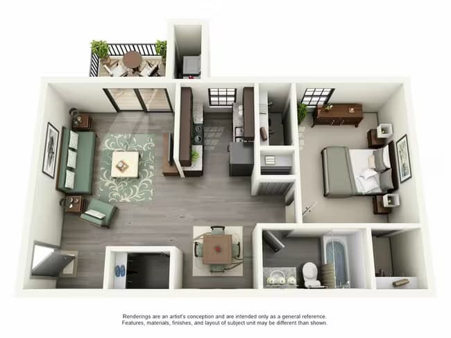 Unit 419 209 floor plan