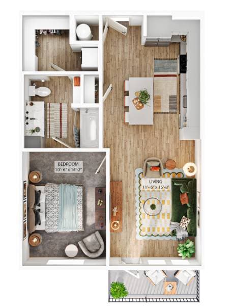 Unit 2431 2431 floor plan