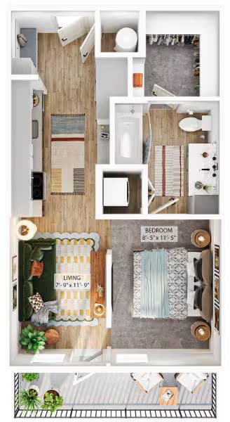 Unit 2122 3308 floor plan
