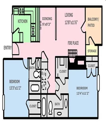 Unit 0278 0379 floor plan
