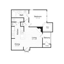A1 -1x1 1923 floor plan
