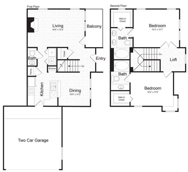TH2 2X2 0514 floor plan
