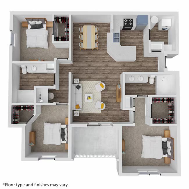 CXR 234 floor plan