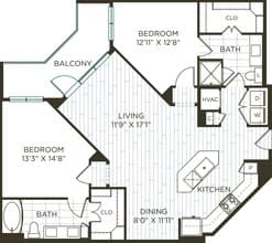 B4 1-3032 floor plan