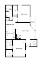Unit 15-1508 15-1503 floor plan