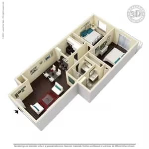 Unit 150 RF-147 floor plan