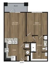 1x1 704 sq ft 3314 floor plan