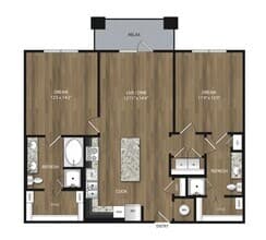 2x2 1156 sq ft 3201 floor plan