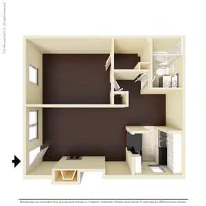 Unit A-A160 A-A160 floor plan