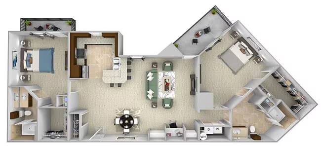Unit 280 180 floor plan