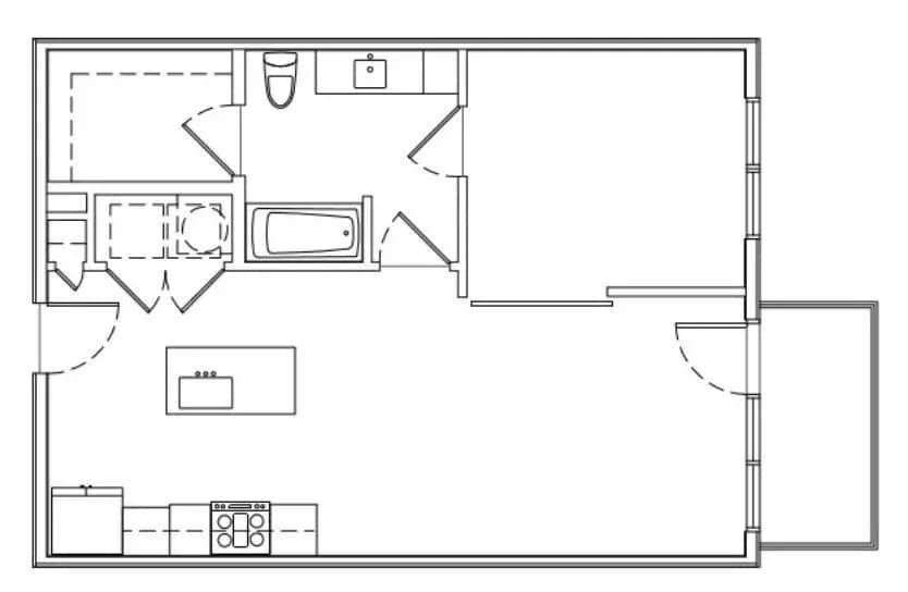 Unit 327 327 floor plan