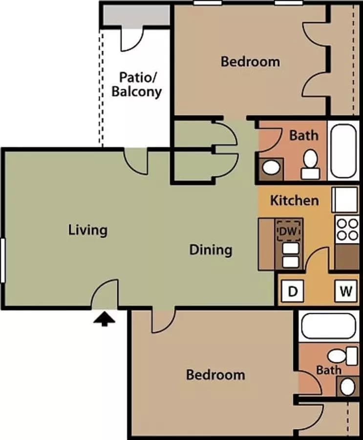 $599 FIRST MONTH — LIMITED UNITS LEFT! 1711 floor plan