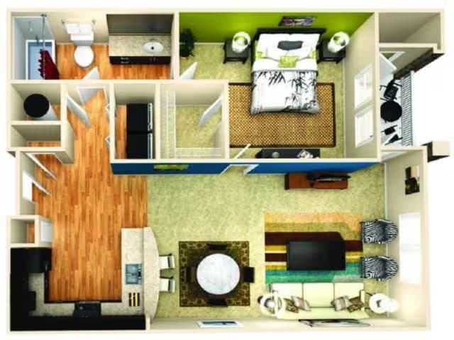 A1 4-424 floor plan