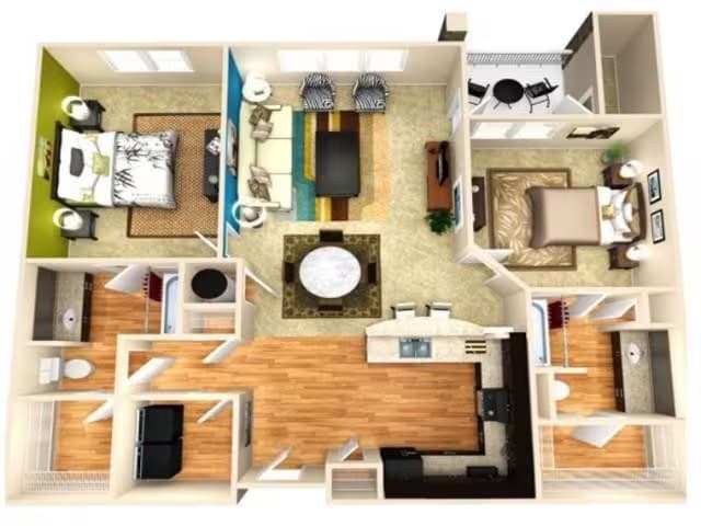Unit 5-5118 5-5118 floor plan