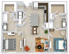 Meridian 1105 floor plan