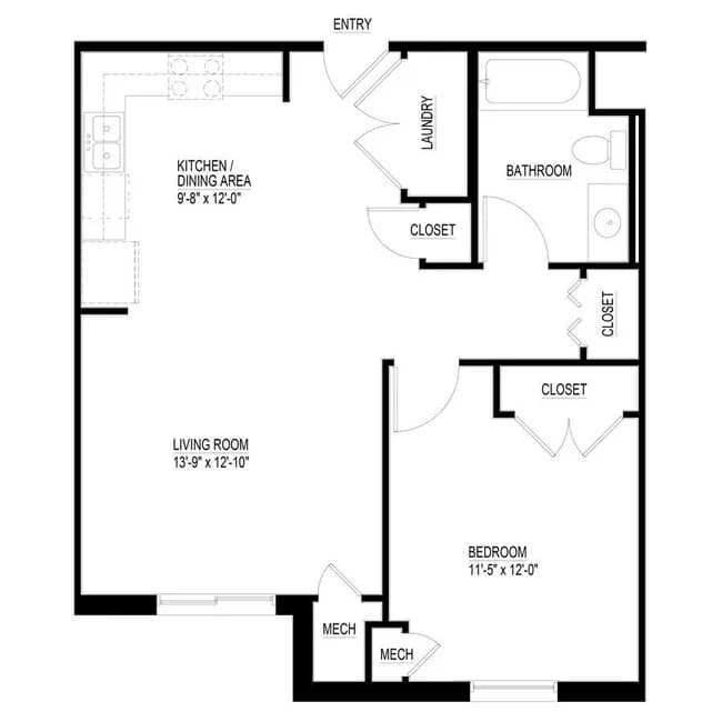 A1 D120 floor plan