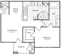 A1 0717 floor plan