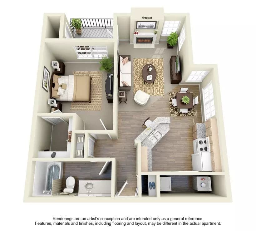 Unit 1423 1423 floor plan