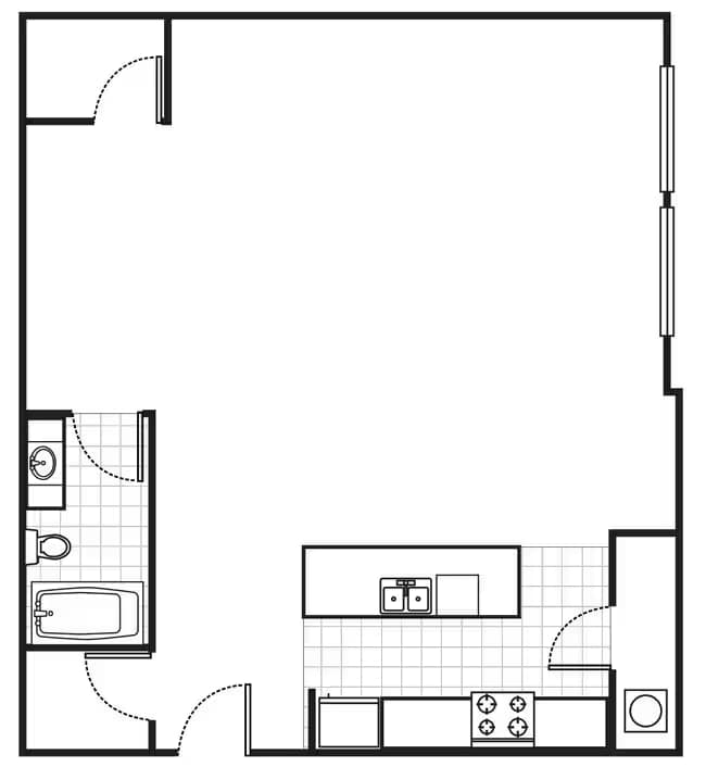 A13 107 floor plan