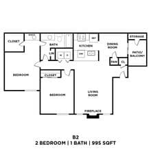 Unit 1810-F 1810-F floor plan