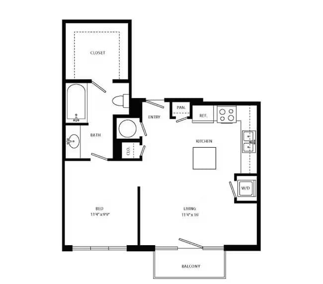 Unit 1118 1118 floor plan