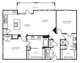 Unit 08308 08308 floor plan