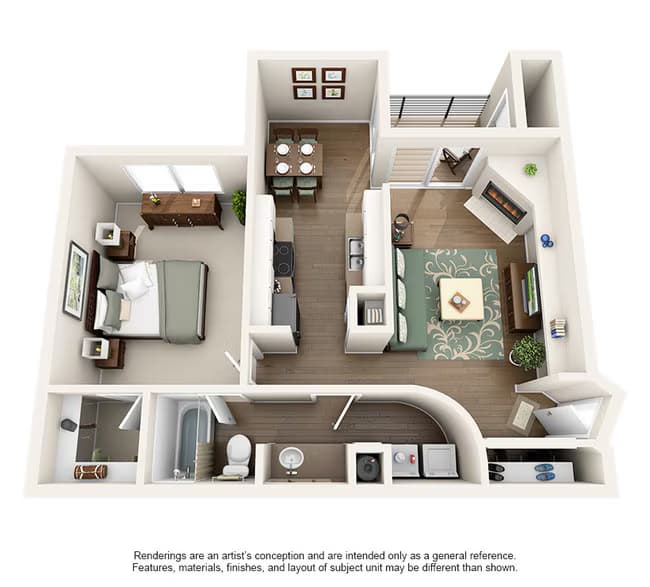 Unit 72B 73J floor plan