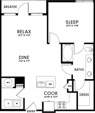 A1F 1055 floor plan