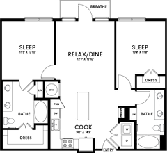 B2A 4020 floor plan