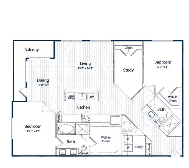 Unit 13019 14019 floor plan