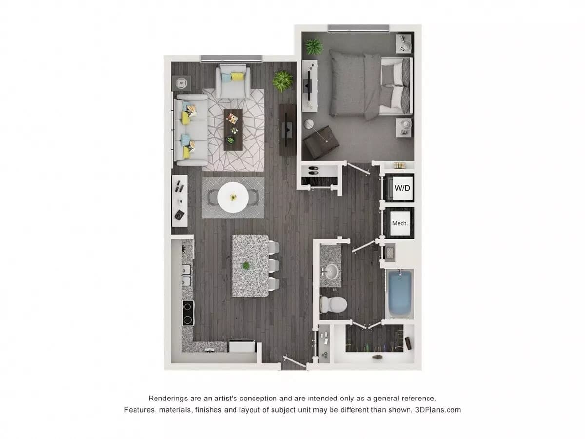 A3 - Essential Housing 4204 floor plan