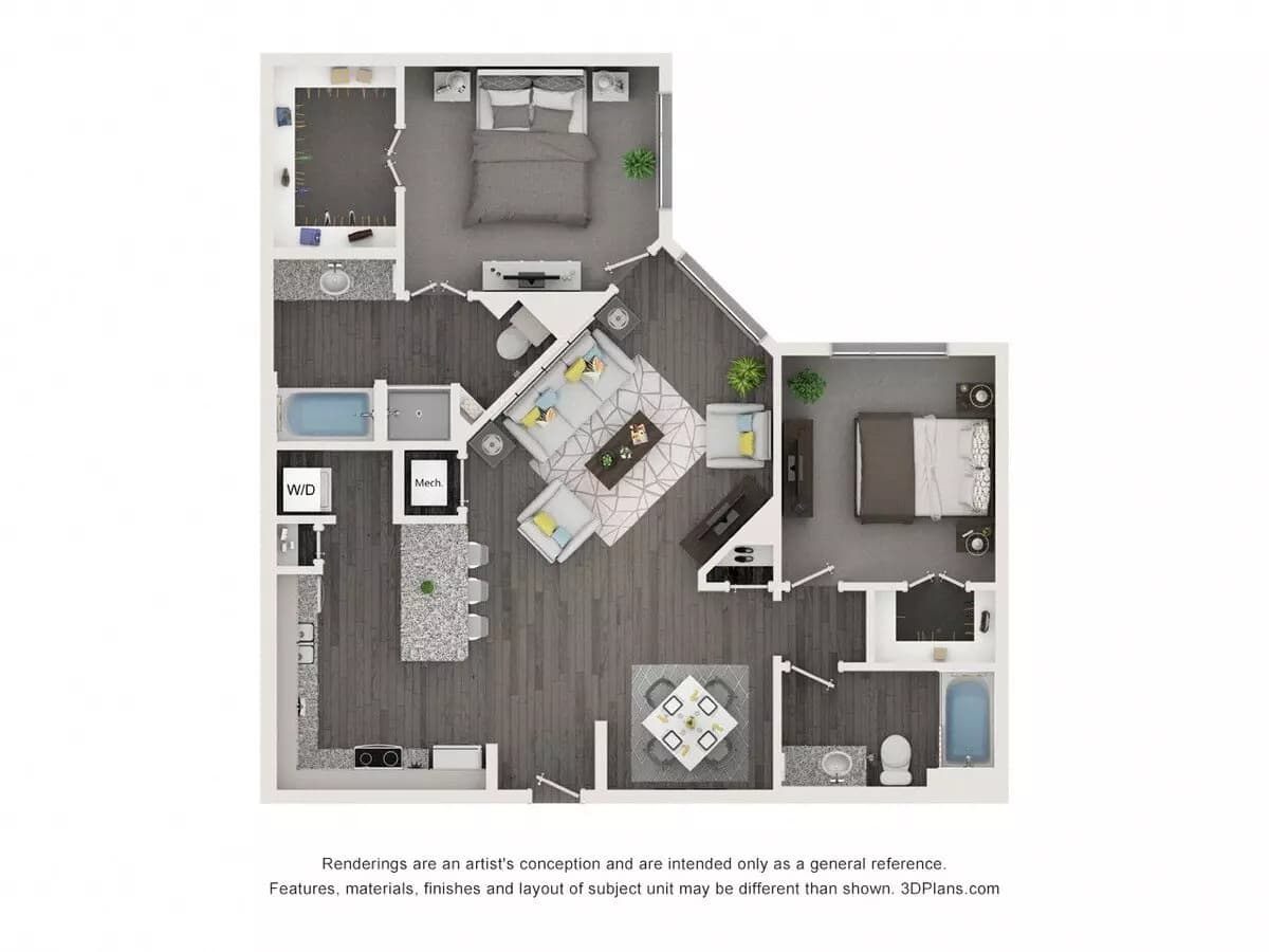 B3 - Essential Housing 3306 floor plan