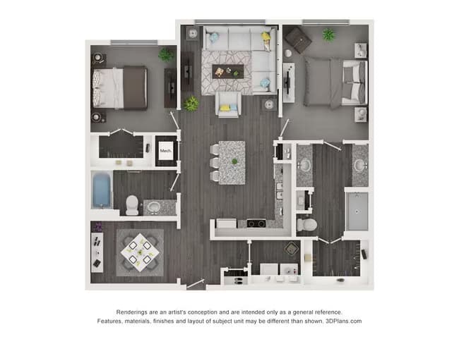 B4 - Essential Housing 5305 floor plan